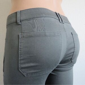 DEMOCRACY Jeans Utility Skimmer Tummy Control No Gap Waistband Sage Green Size 8